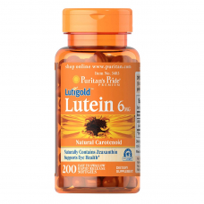 Натуральна добавка Puritan's Pride Lutein 6 mg with Zeaxanthin, 200 капсул Натуральна добавка Puritan's Pride Lutein 6 mg with Zeaxanthin, 200 капсул