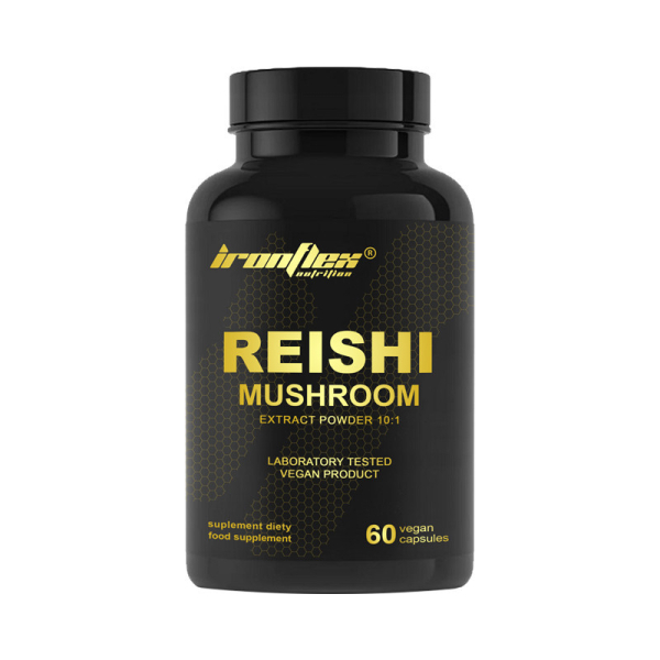 Натуральна добавка IronFlex Reishi Mushroom, 60 вегакапсул