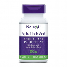Натуральна добавка Natrol Alpha Lipoic Acid 300 mg, 50 капсул