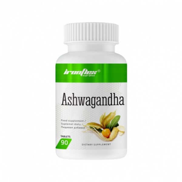 Натуральна добавка IronFlex Ashwagandha, 90 таблеток