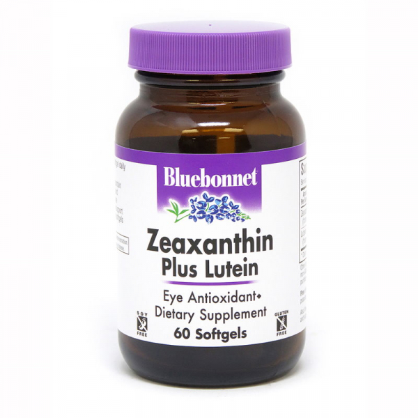 Натуральна добавка Bluebonnet Nutrition Zeaxanthin plus Lutein, 60 капсул