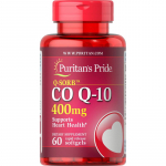 Натуральна добавка Puritan's Pride CO Q10 400 mg, 60 капсул