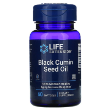 Натуральна добавка Life Extension Black Cumin Seed Oil, 60 капсул