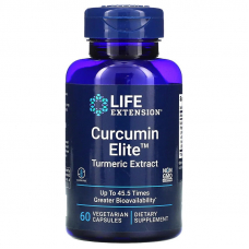 Натуральна добавка Life Extension Curcumin Elite, 60 вегакапсул