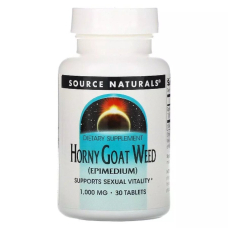 Натуральна добавка Source Naturals Horny Goat Weed 1000 mg, 30 таблеток Натуральна добавка Source Naturals Horny Goat Weed 1000 mg, 30 таблеток