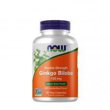 Натуральна добавка NOW Ginkgo Biloba 120 mg, 50 вегакапсул Натуральна добавка NOW Ginkgo Biloba 120 mg, 50 вегакапсул