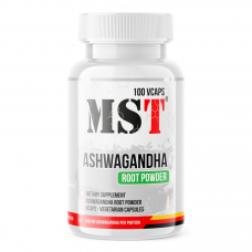 Натуральна добавка MST Ashwagandha, 100 вегакапсул Натуральна добавка MST Ashwagandha, 100 вегакапсул