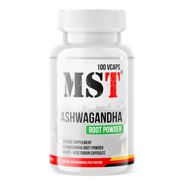 Натуральна добавка MST Ashwagandha, 100 вегакапсул