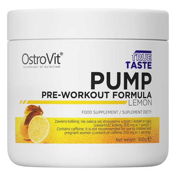 Передтренувальний комплекс Ostrovit Pump, 300 грам Лимон