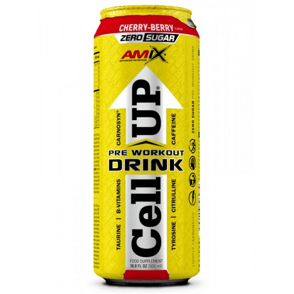 Передтренувальний комплекс Amix Nutrition CellUp Drink, 500 мл Вишня
