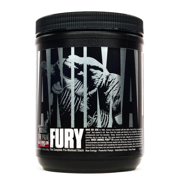Передтренувальний комплекс Universal Nutrition Animal Fury, 20 порцій Кавун (328 грам)