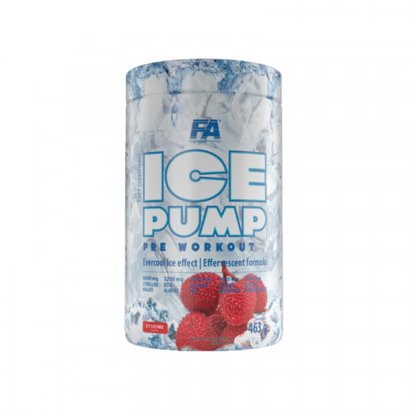 Передтренувальний комплекс Fitness Authority Ice Pump Pre workout, 463 грам Лічі
