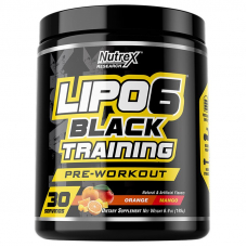 Передтренувальний комплекс Nutrex Research Lipo-6 Black Training, 195 грам Виноград