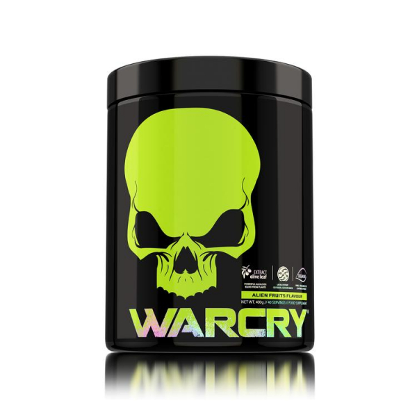 Передтренувальний комплекс Genius Nutrition Warcry, 400 грам Інопланетні фрукти