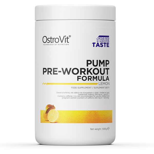 Передтренувальний комплекс Ostrovit Pump, 500 грам Лимон
