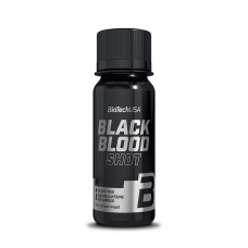 Передтренувальний комплекс BioTech Black Blood Shot, 60 мілілітрів