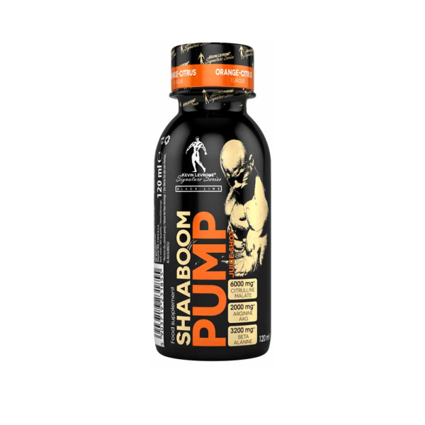 Передтренувальний комплекс Kevin Levrone Shaaboom Pump Juice Shot, 120 мл Апельсин-цитрус