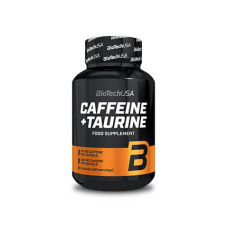 Передтренувальний комплекс BioTech Caffeine + Taurine, 60 капсул