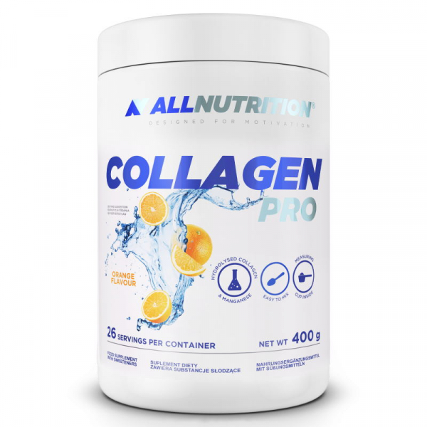 Препарат для суглобів і зв'язок AllNutrition Collagen Pro, 400 грам Апельсин