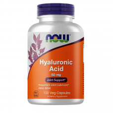 Препарат для суглобів і зв'язок NOW Hyaluronic Acid 50 mg, 120 вегакапсул Препарат для суглобів і зв'язок NOW Hyaluronic Acid 50 mg, 120 вегакапсул