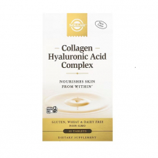 Препарат для суглобів і зв'язок Solgar Collagen Hyaluronic Acid Complex, 30 таблеток Препарат для суглобів і зв'язок Solgar Collagen Hyaluronic Acid Complex, 30 таблеток
