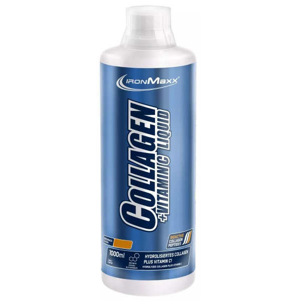 Препарат для суглобів і зв'язок IronMaxx Collagen + Vitamin C Liquid, 1 л Мирабель