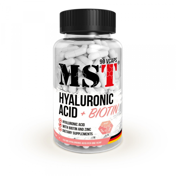 Препарат для суглобів і зв'язок MST Hyaluronic Acid + Biotin, 90 капсул