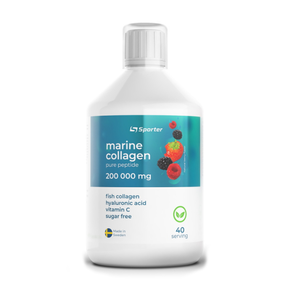 Препарат для суглобів і зв'язок Sporter Marine Collagen, 500 мл Ягоди