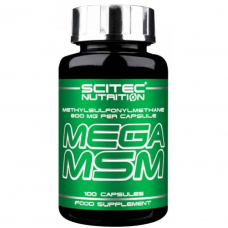 Препарат для суглобів і зв'язок Scitec Mega MSM, 100 капсул Препарат для суглобів і зв'язок Scitec Mega MSM, 100 капсул