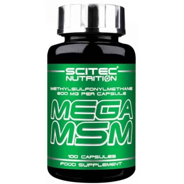 Препарат для суглобів і зв'язок Scitec Mega MSM, 100 капсул