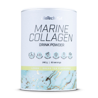 Препарат для суглобів і зв'язок Biotech Marine Collagen, 240 грам Лимон-зелений чай Препарат для суглобів і зв'язок Biotech Marine Collagen, 240 грам Лимон-зелений чай