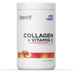 Препарат для суглобів і зв'язок OstroVit Collagen + Vitamin C, 400 грам Персик