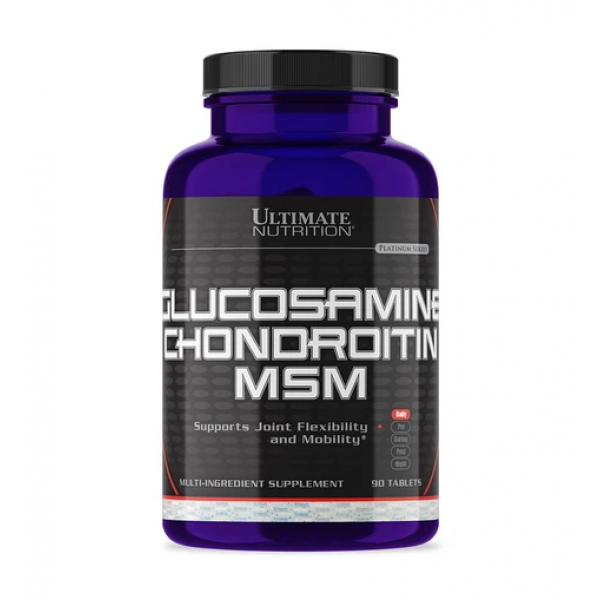 Препарат для суглобів і зв'язок Ultimate Glucosamine Chondroitin MSM, 90 таблеток