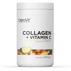 Препарат для суглобів і зв'язок OstroVit Collagen + Vitamin C, 400 грам Ананас