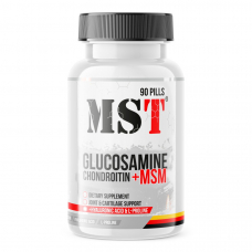 Препарат для суглобів і зв'язок MST Glucosamine Chondroitin MSM Hyaluronic Acid L-Proline, 90 таблеток Препарат для суглобів і зв'язок MST Glucosamine Chondroitin MSM Hyaluronic Acid L-Proline, 90 таблеток