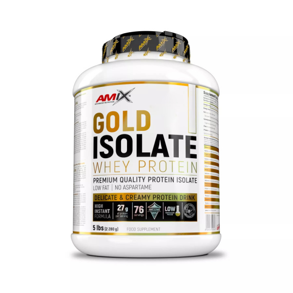 Протеїн Amix Nutrition Gold Whey Protein Isolate, 2,28 кг Банан