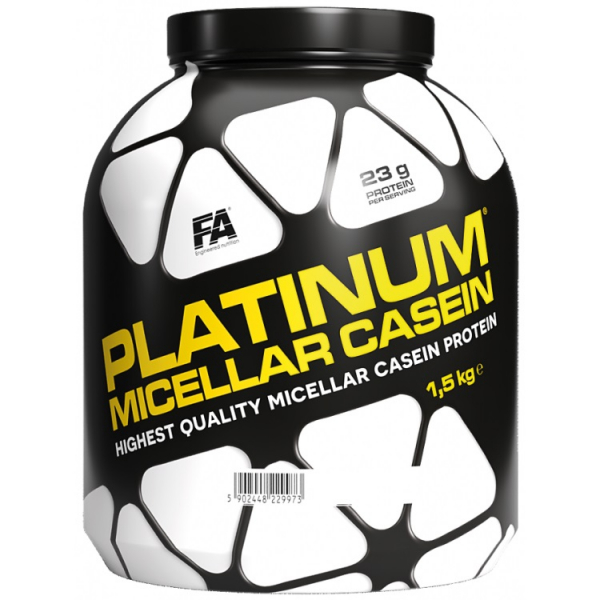 Протеїн Fitness Authority Platinum Micellar Casein, 1.5 кг Ваніль