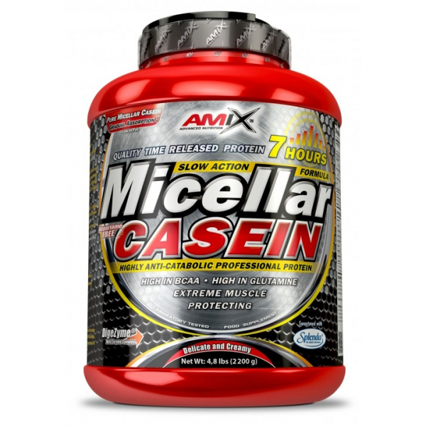 Протеїн Amix Nutrition Micellar Casein, 2.2 кг Полуниця