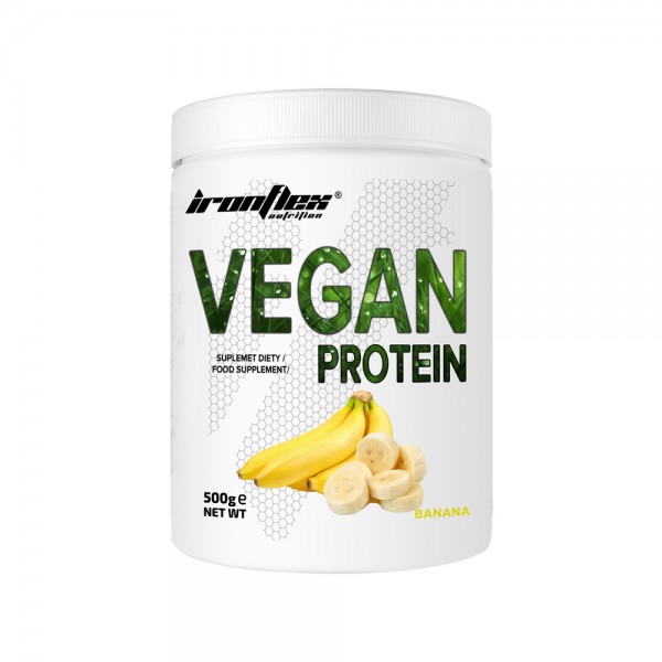Протеїн IronFlex Vegan Protein, 500 грам Банан