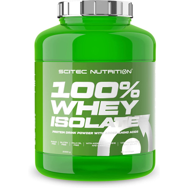 Протеїн Scitec 100% Whey Isolate, 2 кг Банан