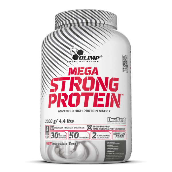 Протеїн Olimp Mega Strong Protein, 2 кг Ваніль