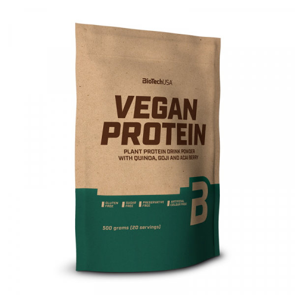 Протеїн BioTech Vegan Protein, 500 грам Фундук