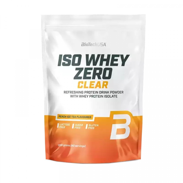Протеїн BioTech Iso Whey Zero Clear, 1 кг Персиковий чай