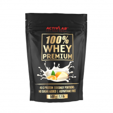 Протеїн Activlab 100% Whey Premium, 500 грам Чизкейк з апельсином Протеїн Activlab 100% Whey Premium, 500 грам Чизкейк з апельсином
