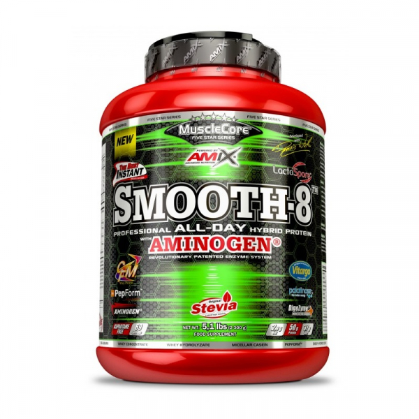 Протеїн Amix Nutrition MuscleCore Smooth-8 Protein, 2.3 кг Пиріг баноффі