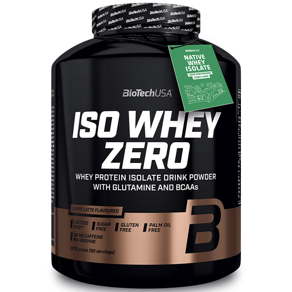 Протеїн BioTech Iso Whey Zero, 2.27 кг Кава лате