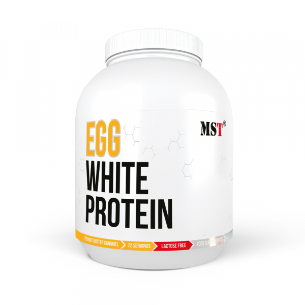 Протеїн MST EGG White Protein, 1.8 кг Арахісова паста