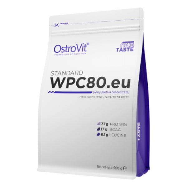 Протеїн OstroVit STANDARD WPC80.eu, 900 грам Лісова ягода