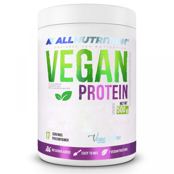 Протеїн AllNutrition Vegan Protein, 500 грам Солона карамель