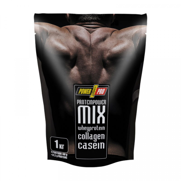 Протеїн Power Pro Protein Power MIX, 1 кг Тропічний мікс